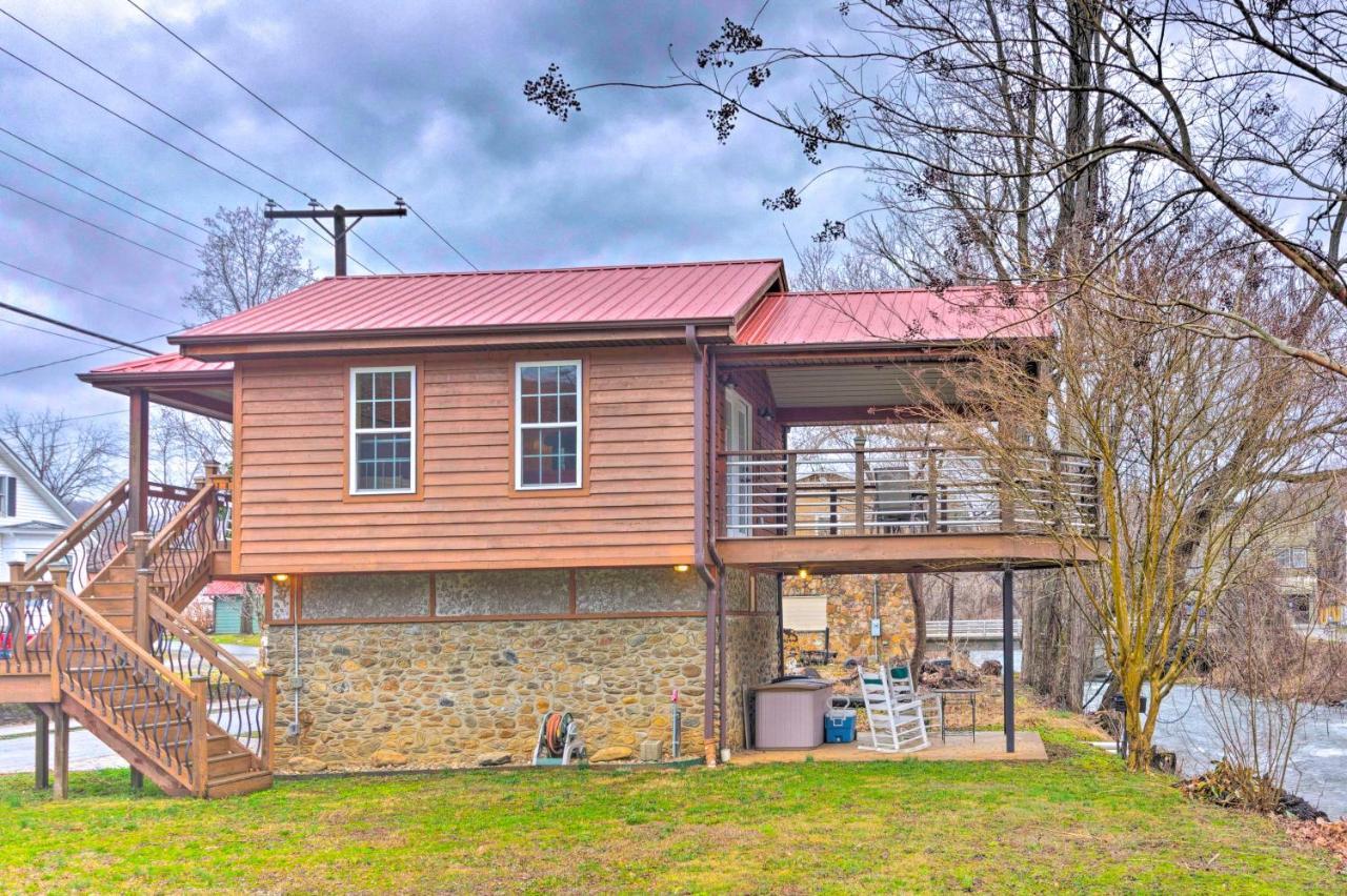 The Boat House Creekside Getaway In Hot Springs! Apartment Exterior photo